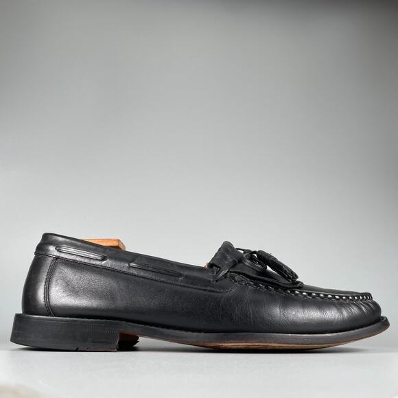 G.H. Bass & Co. Men 8.5M Burgundy Leather Slip On Tassel Kilt Loafers Dress Shoe main image 5
